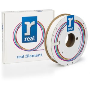 REAL PLA 3D Printer Filament - White - spool of 0.5Kg - 1.75mm (REFPLAWHITE500MM175).