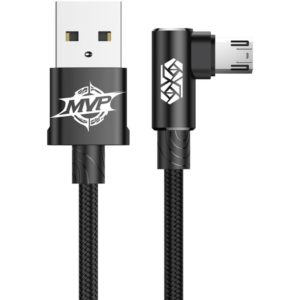 Baseus Καλώδιο Φόρτισης USB-A σε Micro USB 1,5A 2m Μαύρο CAMMVP-B01.