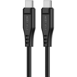 Καλώδιο σύνδεσης Acefast C3-03 USB-C σε USB-C Braided 3A 60W 1.2m Μαύρο.