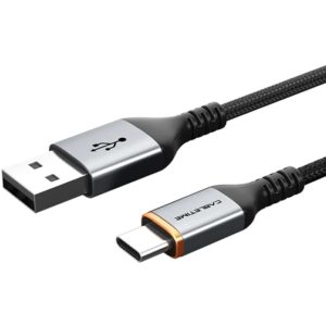 CABLETIME καλώδιο USB σε USB-C CT-AMCM3A, 3A, 1m, μαύρο CT-AMCM3A-AG-1.