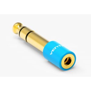 VENTION 6.5mm Male to 3.5mm Female Audio Adapter Blue (VAB-S01-L).