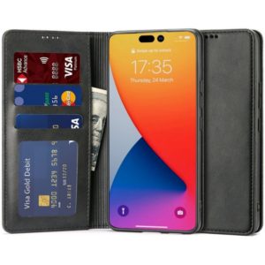 TECH-PROTECT Wallet Case Θήκη Πορτοφόλι με Stand - Black ( Apple iPhone 14 Pro Max).