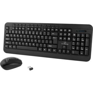 TITANUM TK109 Wireless set - USB keyboard + mouse Black.