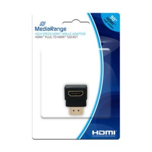 MediaRange HDMI High Speed Angle Adaptor, Black (MRCS166).
