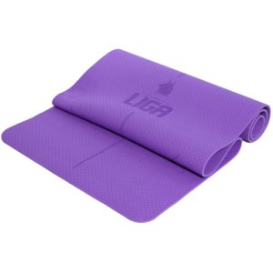 TPE yoga mat (original) 183cm61cm0,6cm (PURPLE) LIGASPORT TPE-1P