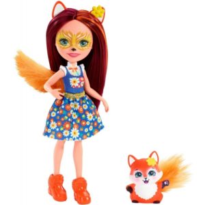 Mattel Enchantimals Mini Doll - Felicity Fox Flick (FXM71).