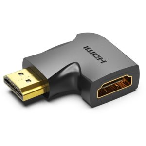 VENTION HDMI 270° Male to Female Vertical Flat Adapter Black (AIQB0).