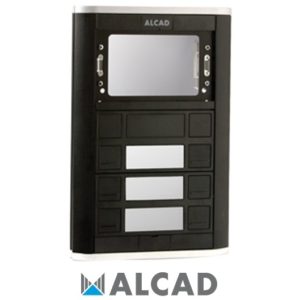 ALCAD PPD-52103 Entrance panel with 3 double pushbuttons and window for entrance panel module( 3 άτοκες δόσεις.)