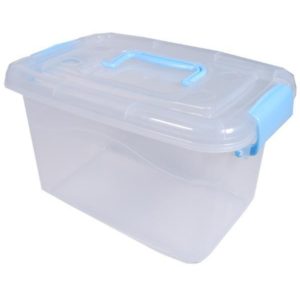 Κουτί αποθήκευσης πλαστικό 20lt, Υ24x36x23.5εκ. (Σετ 3τεμ).
