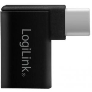 Type-C 3.2 adapter M/USB F 90 degree Logilink AU0055