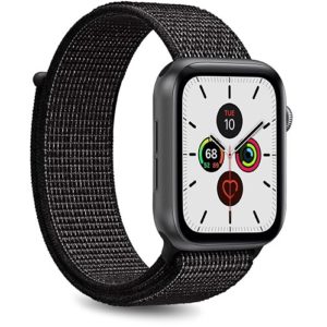 Puro nylon wristband for Apple Watch 38-40mm - Black Black