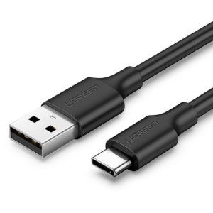 Ugreen Καλώδιο Φόρτισης USB - USB Type C Cable 2A 480Mbps 0,5m - Μαύρο (60115).