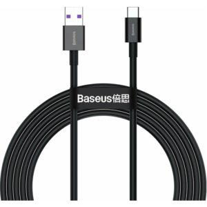Baseus Type-C - Type-C Superior cable Quick Charge / Power Delivery / FCP 100W 5A 20V 2m black (CATYS-C01) (BASCATYS-C01).