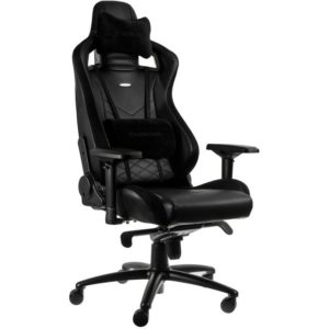 noblechairs EPIC Gaming Chair Breathable, 4D armrests, 60mm casters - black.( 3 άτοκες δόσεις.)