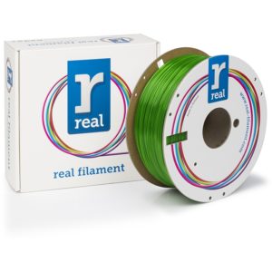 REAL PETG 3D Printer Filament - Green - spool of 1Kg - 1.75mm (REFPETGSGREEN1000MM175).