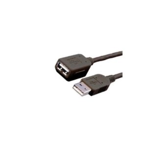 Καλώδιο MediaRange USB 2.0 Extension AM/AF 1.8M Black (MRCS154).