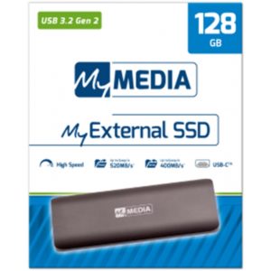 MyMedia My External SSD 128GB USB 3.2 Gen 1 (by Verbatim) - 69283. 69283.( 3 άτοκες δόσεις.)
