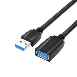 VENTION USB 3.0 Extension Cable 0.5M Black (VAS-A45-B050).