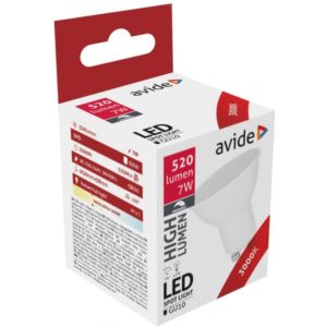 Avide LED Σπότ Πλαστικό 7W GU10 Θερμό 3000K Ντιμαριζόμενο.