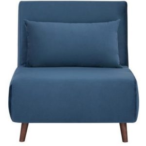 Stockholm πολυθρόνα-κρεβάτι μπλε Υ90x76x81εκ..( 3 άτοκες δόσεις.)