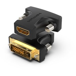 VENTION HDMI Female to DVI (24+1) Male Adapter Black (AILB0).