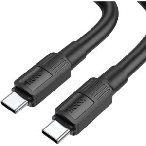 Καλώδιο σύνδεσης Hoco X84 Solid USB-C σε USB-C Fast Charging 60W 3A Μαύρο 1m Υψηλής Αντοχής.