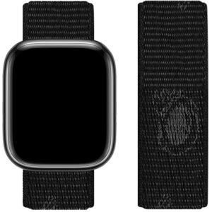 Watchband Hoco WA02 38/40/41mm από Nylon για Apple Watch series 1/2/3/4/5/6/7/8/SE Space Black.