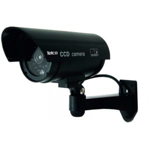 Telco Ομοίωμα dummy camera με flash light Led αδιάβροχh Μαύρη RL-027