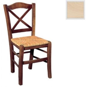 METRO Καρέκλα Οξιά Άβαφη με Ψάθα Αβίδωτη 43x47x88cm Ρ967,0.( 3 άτοκες δόσεις.)