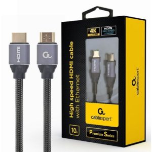 CABLEXPERT HIGH SPEED HDMI 4K CABLE WITH ETHERNET PREMIUM SERIES 10M CCBP-HDMI-10M