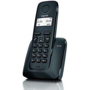 Ασύρματο Ψηφιακό Τηλέφωνο Gigaset A116 Μαύρο.