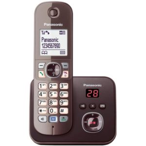 Ασύρματο Τηλέφωνο Panasonic KX-TG6821GA Mocca-Brown (KX-TG6821GA) (PANKX-TG6821GA)( 3 άτοκες δόσεις.)