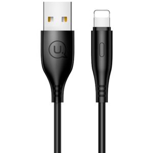 USAMS καλώδιο Lightning σε USB US-SJ266, 2A, 1m, μαύρο SJ266USB01.