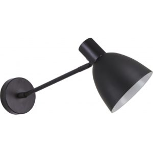 Home Lighting SE21-BL-22-MS2 ADEPT BLACK WALL LAMP BLACK METAL SHADE+ 77-8324( 3 άτοκες δόσεις.)