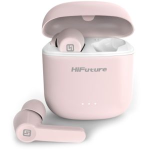 HIFUTURE earphones FlyBuds, true wireless, με θήκη φόρτισης, ροζ FLYBUDS-PK.