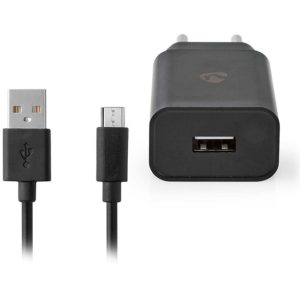 NEDIS WCHAM213ABK Wall Charger 1x 2.1A Number of outputs:1 Port type: 1xUSB-A 1. NEDIS.