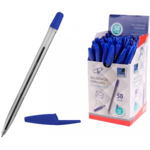 MP στυλό διαρκείας PE144-50A, 1mm, μπλε, 50τμχ PE144-50A.