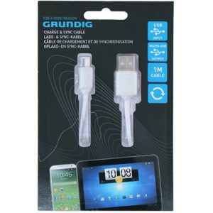 Καλωδιο Φορτισης & Data Grundig Micro USB 1m. (GRUNDIG63399)