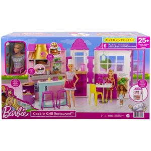 Mattel Barbie: Cook n Grill Restaurant Doll And Playset (HBB91).( 3 άτοκες δόσεις.)