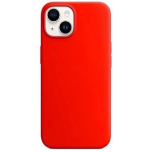Θηκη Liquid Silicone για Apple iPhone 14 Plus Κοκκινη. (0009096543)