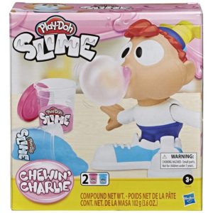 Hasbro Play-Doh Slime - Chewin Charlie Slime Bubble Maker Toy (E8996).