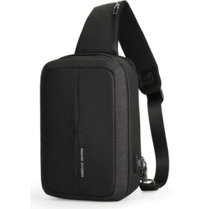 MARK RYDEN τσάντα crossbody MR7011, θήκη tablet 9.7, αδιάβροχη, μαύρη MR7011-00.