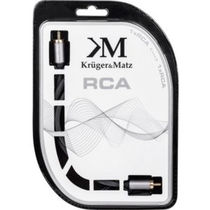 Καλώδιο 1xRCA - 1xRCA 1m Kruger&Matz KM0301