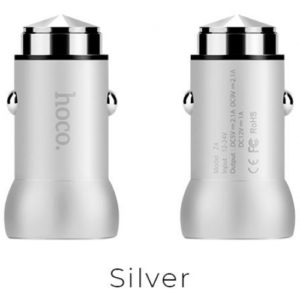 HOCO Z4 SINGLE PORT USB CAR CHARGER, QUICK CHARGE 2.0, ΑΣΗΜΙ..