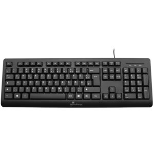 MediaRange Multimedia Keyboard, Wired (Black) (MROS109-GR).