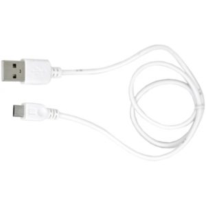 Καλώδιο σύνδεσης Ancus USB σε Micro USB 60 cm Λευκό.