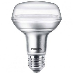 Philips E27 LED ReflectorR80 Warm White Bulb 4W (60W) (LPH00829) (PHILPH00829).
