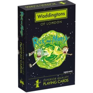 Winning Moves: Waddingtons No.1 - Rick Morty Playing Cards (WM00039-EN1).
