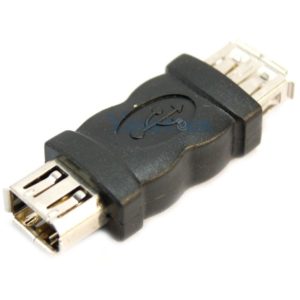 POWERTECH αντάπτορας USB θηλυκό σε θηλυκό CAB-U019, μαύρος CAB-U019.
