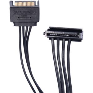 Orico DC15P-PX3 1 to 3 hard drive power cable. 15 PIN 16cm